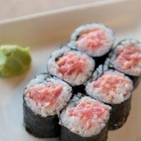 Spicy Tuna Roll / Spicy Tekka-Maki (6 Pcs) · Consuming raw or undercooked meats, poultry, seafood, shellfish or eggs may increase your ri...