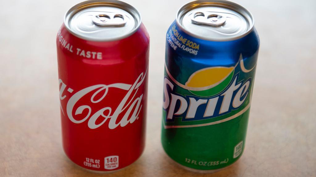 Soda · Coke, Diet Coke, Sprite, Orange Soda.
