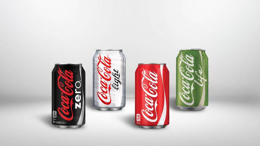 Can Soda · Perfect thirst quencher with your choice of soda.