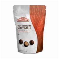 Milk Chocolate Malt Balls Goodie Bag · Milk chocolate covered malt balls in a resealable bag for ultimate snacking.