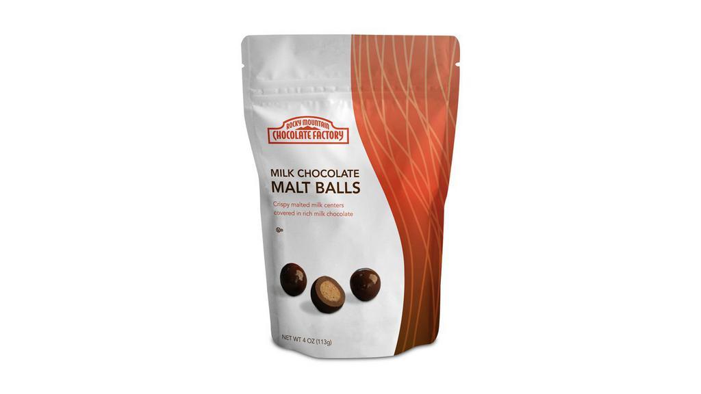 Milk Chocolate Malt Balls Goodie Bag · Milk chocolate covered malt balls in a resealable bag for ultimate snacking.