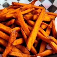 Sweet Potato Fries · Served with our homemade pumpkin dip.