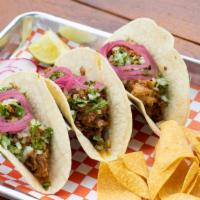 3 Tacos · 3 Tacos Flour or Corn Tortillas, your choice of Protein