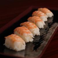 Shrimp(Ebi) Nigiri · 6 pieces.
