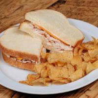 Kids Cold Turkey & Cheese · Sliced turkey, Cheddar, mayo, French (not grilled).