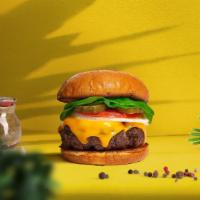 Cheese Burger · Fine ground brisket, short rib, and angus chuck mix smashed patty, american cheese and our d...