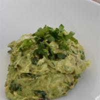 Guacamole (1 Pint) · Smashed avocado, cilantro, red onion, lime juice, salt and pepper.