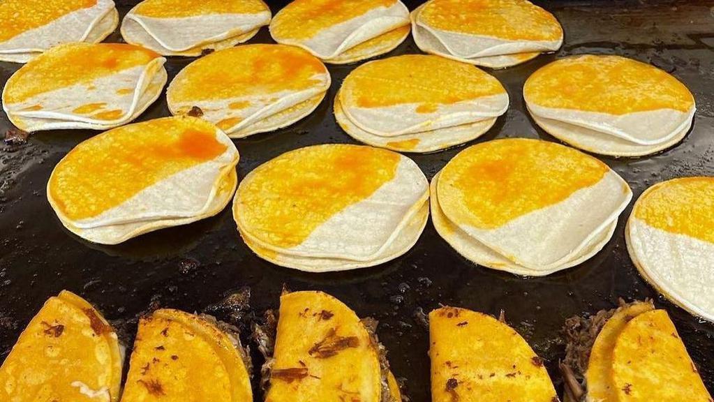 Birria Tacos Dorados Con Queso · 