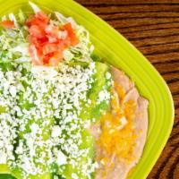 Enchiladas Verdes · Three enchiladas stuffed with your choice of ground beef, cheese, shredded chicken, shredded...