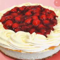 Cheesecake Cherry · Baked cheese cake with vanilla cookie base, decorated with Suspiros cream and cherry.
12 por...