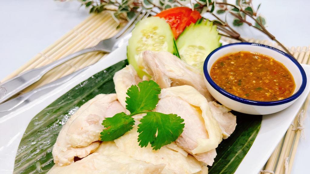 Just Simmered Chicken (Hainan Chicken) · Add more your fulfill with Simmered chicken.