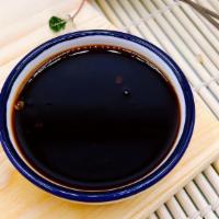 Black Sweet Soy Sauce (2 Oz) · Non-spicy black sweet soy sauce.