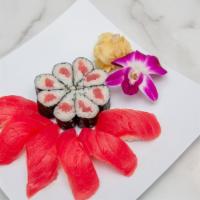 Tuna Platter  · Six pieces of fresh tuna nigiri and tekka roll.