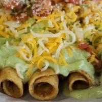 * 5 Rolled Tacos · 