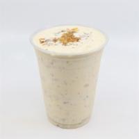 Baklava Shake · The best of both worlds! Baklava and ice cream mixed into a delicious shake.