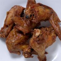 Chicken Wings · Deep fried chicken wing with sweet chili sauce