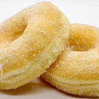 Sugar Donut · Raised dough, rolled in sugar.
