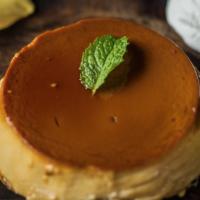 Caramel Flan · Served atop a river of caramel syrup.
A rich and creamy custard dessert with a layer
of soft...
