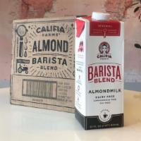 Case Of Almond Milk · Six quarts of Barista Califia Almond Milk
