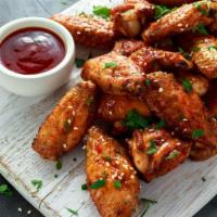 Bbq White Chicken (2
Pieces)  · Mouthwatering BBQ white chicken featuring delicious wing and breast.