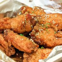 Garlic Fried Chicken Special · 10-pc Garlic Fried Chicken Wings Tossed in a Garlic Soy Sauce