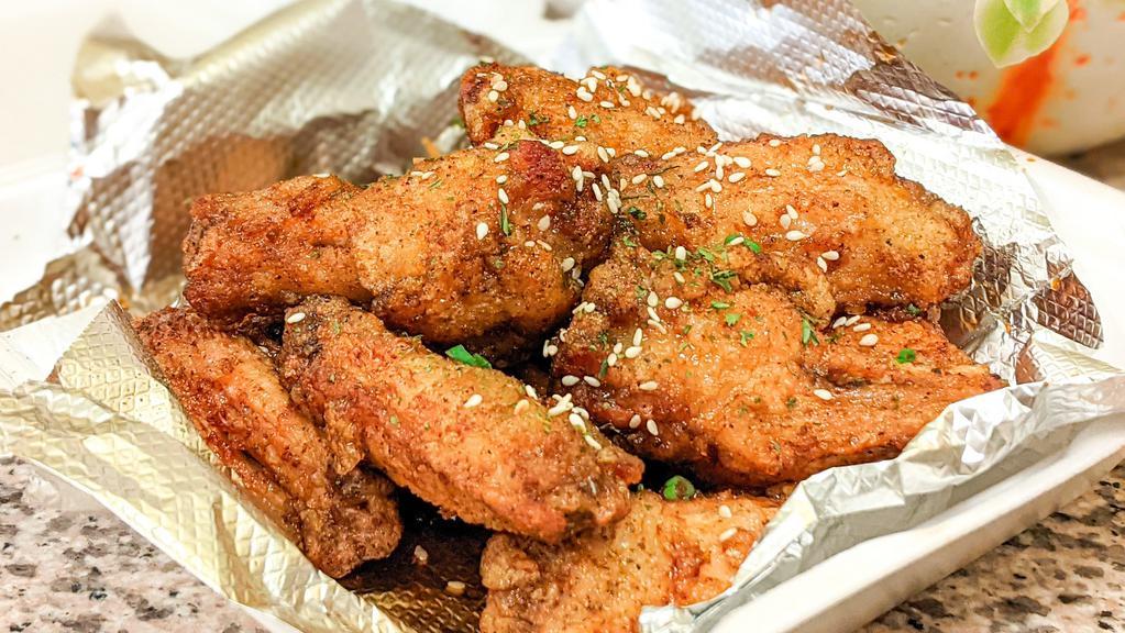 Garlic Fried Chicken Special · 10-pc Garlic Fried Chicken Wings Tossed in a Garlic Soy Sauce