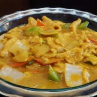 Chicken With Curry Sauce · 