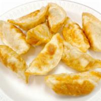 Pot Stickers (10) · Deep fried dumplings filled w/ chicken and green onions