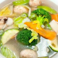 Vegetable Soup · Assorted vegetables in a light house broth