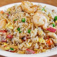 Combination Fried Rice · Chicken, Pork and Shrimp