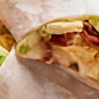 Nebraska Rae · A Squeeze original... applewood smoked bacon, tomatoes and whipped cream cheese. Topped with...