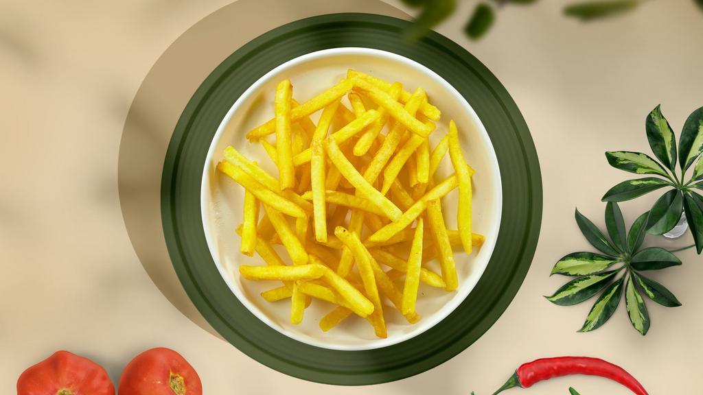 Fries · A fav for sure! Idaho potatoes fried until golden crisp. Your choice of seasoning.