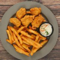 Kids Chicken Nuggets · Delicious nuggets served with choice of side, and choice of a drink.