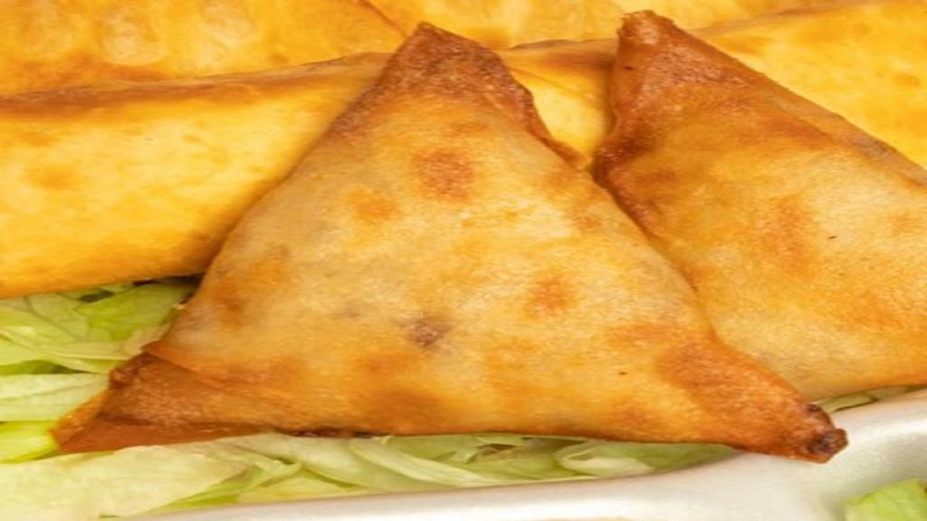 H3 Samosa (3Pcs) · Filo dough with minced beef, onions, and pine nuts.