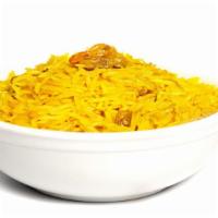 Rice Bowl · Saffron rice.