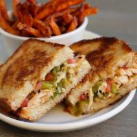 Turkey Jack · Since 1988. Freshly sliced turkey, tomato, pepper jack, Young Guns green chile. Served with ...