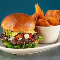 Beyond Mediterranean Burger · The nutritious, delicious plant-powered Beyond Burger® built with fresh avocado, feta, basil...
