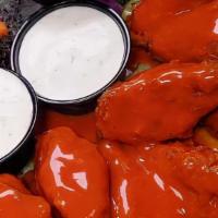 10 Wings And Fries · 10 Buffalo Wings and Large Fries w Ranch Sauce