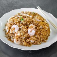 Shrimp Fried Rice    虾炒饭 · Large.
