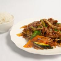Beef Chop Suey 牛杂碎 · Large.