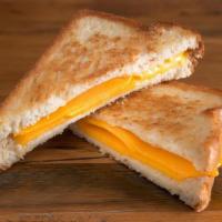 Grilled Cheese · Combination of 2 american cheese and 2 tillamook cheddar cheese on sourdough bread.
