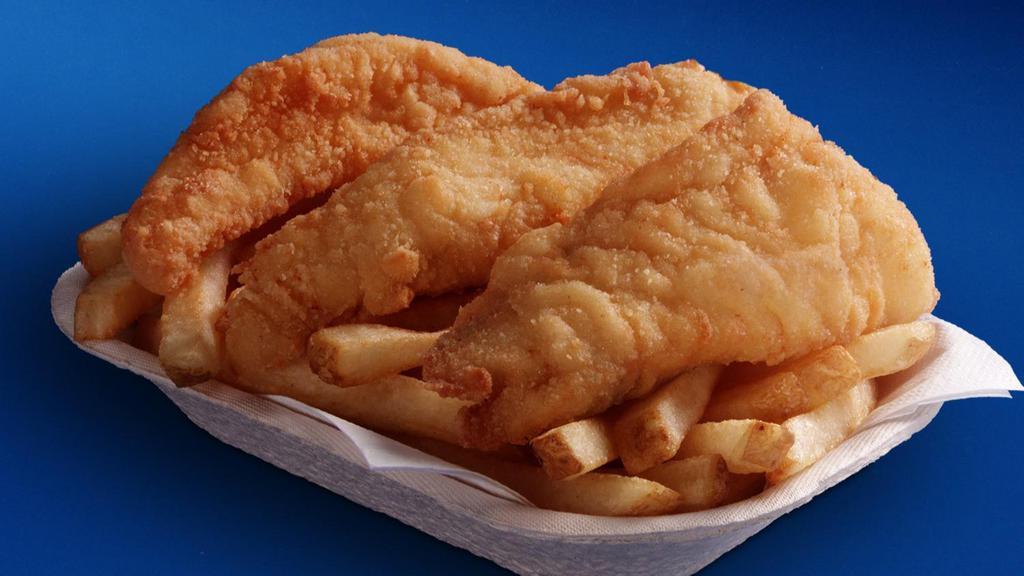 3 Piece Fish 'N Chips · Original recipe since 1938! Alaska true cod served with French fries.