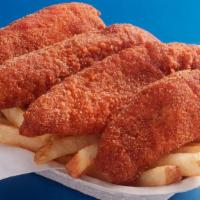 4 Piece Cajun Fish 'N Chips · Alaska True cod breaded in our Cajun seasoning served with French fries.