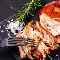 Pulled Chicken  · Our Smoked Meats are dry rubbed with unique house blended spices then smoked for up to 14 ho...