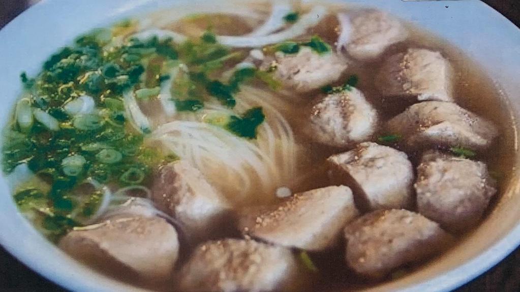 Phở Beef Balls · Choose your own vegetable toppings