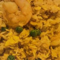 Shrimp Fried Rice · Shrimp, vegetable mix