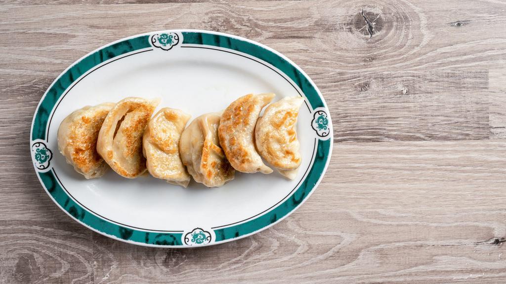 Fried Dumplings (6) · With pork.