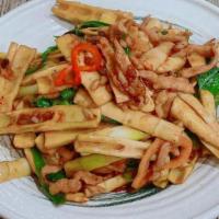 桂竹筍肉絲 Shredded Pork With Bamboo Shoot · Spicy