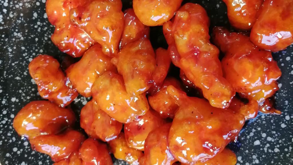 Sweet/Sour Chicken 甜酸雞 · come with steam rice