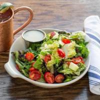 Simple Green · tomato, cucumber, mixed greens with choice of dressing